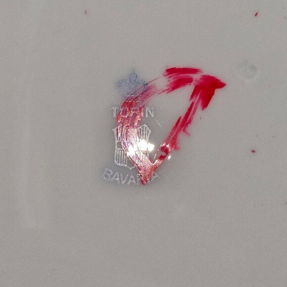 Vintage Turin Bavaria Lunch Plates White With Gold Trim 8.75" Set of 5 CM2111 - Picture 7 of 9